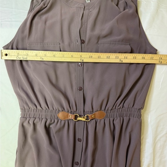 R n B brand Elegant Mauve Button-Down Dress - Picture 13 of 14